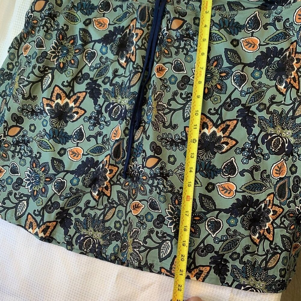 (G-208)BlevonH Women Skort 2XL Floral Print Built-In Shorts Stretch Active Skirt - Picture 7 of 8